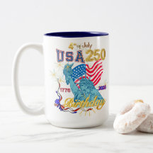 USA 250-årsdag 4 juli 1776-2026 (vänster)
