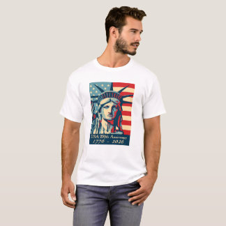 USA 250. årsdagfrihetsgudinnan T-shirt