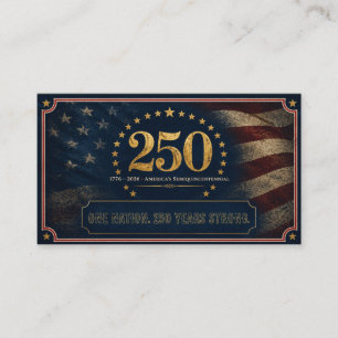 USA 250-årsjubileum 1776-2026 Amerikas Gåvor Visitkort