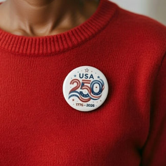 USA 250-årsjubileum 1776-2026 Knapp