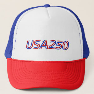 USA 250-årsjubileum 1776-2026 Patriotisk Amerikan Keps