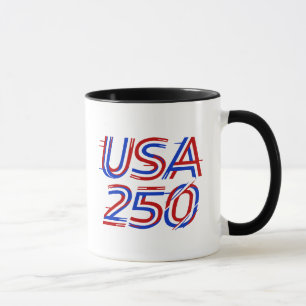 USA 250-årsjubileum 1776-2026 Patriotisk Amerikan Mugg