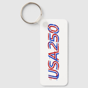 USA 250-årsjubileum 1776-2026 Patriotisk Amerikan Nyckelring
