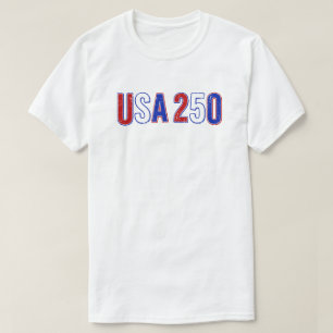USA 250-årsjubileum 1776-2026 Patriotisk Amerikan T Shirt