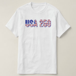 USA 250-årsjubileum 1776-2026 Patriotisk Amerikan T Shirt