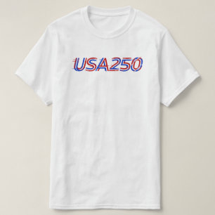 USA 250-årsjubileum 1776-2026 Patriotisk Amerikan T Shirt