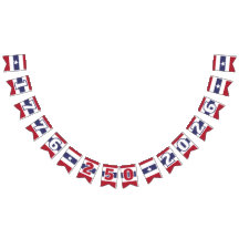 USA 250-årsjubileum 1776-2026 Patriotisk Röd Vit o