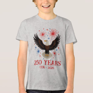 USA 250-årsjubileum 2026 1776 - 2026 Patriotiskt T Shirt