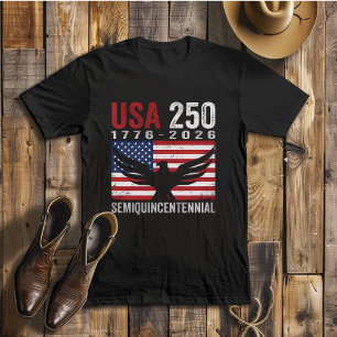 USA 250-årsjubileum – America 1776–2026 t-shirt