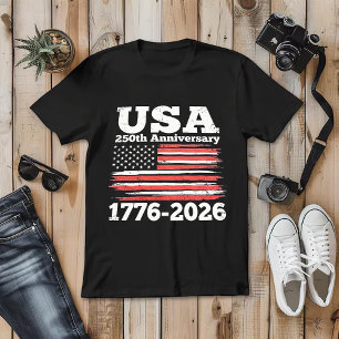 USA 250-årsjubileum – Amerika 1776–2026 T Shirt