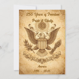USA 250-årsjubileum Amerikanska flaggor Patriotisk Julkort