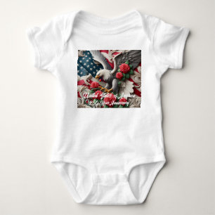 USA 250-årsjubileum Baby Ensits Overall T Shirt
