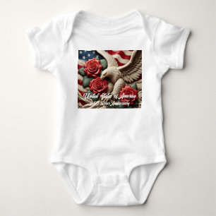 USA 250-årsjubileum Baby Ettdelad Kroppsdräkt T Shirt