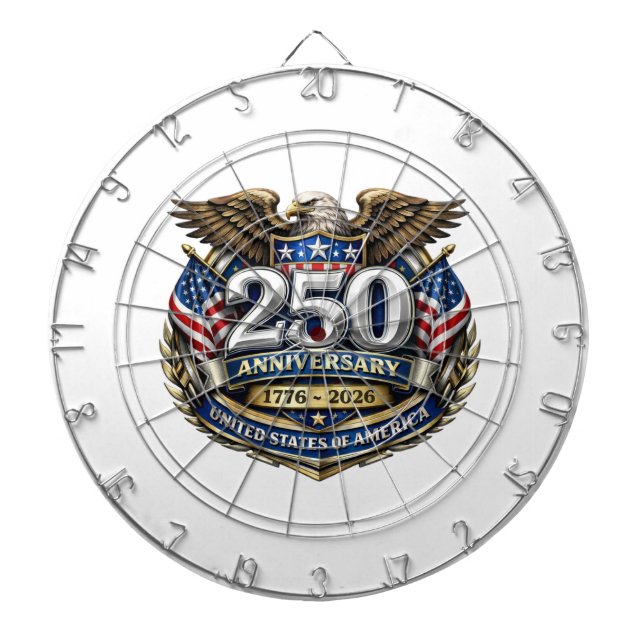 USA 250-årsjubileum Darttavla (Framsidan)