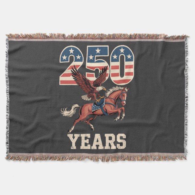 USA 250-årsjubileum Filt (Framsidan)