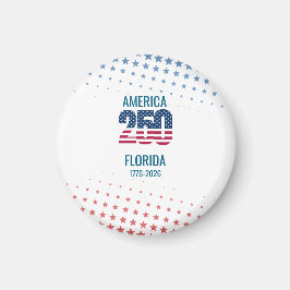 USA 250-årsjubileum Florida Magnet