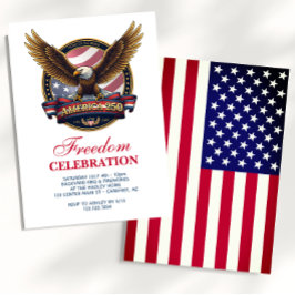 USA 250-årsjubileum Grillfest Inbjudningar