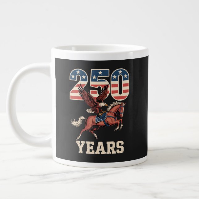 USA 250-årsjubileum Jumbo Mugg (Vänster)