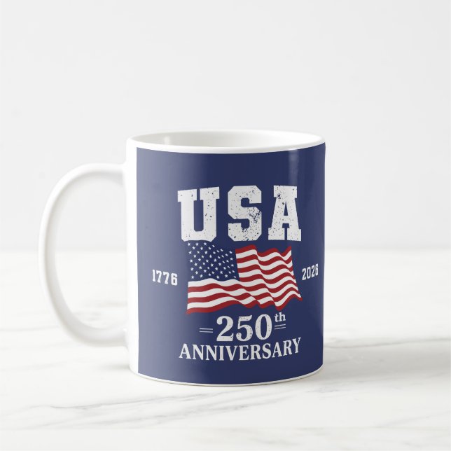 USA 250-årsjubileum Kaffemugg (Vänster)