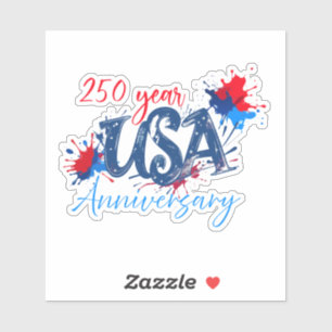 USA 250-årsjubileum Klistermärken
