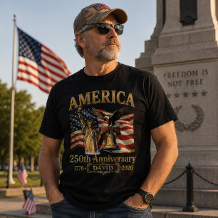 USA 250-årsjubileum Lady Liberty T Shirt