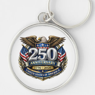 USA 250-årsjubileum Nyckelring