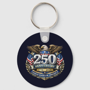 USA 250-årsjubileum Nyckelring