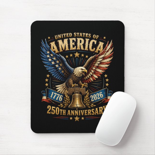 USA 250-årsjubileum Örn Musmatta (Med mus)