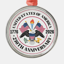 USA 250-årsjubileum Patriotisk Örn Emblem