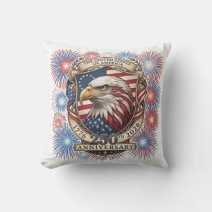 USA 250-årsjubileum Patriotisk Örn Kudde