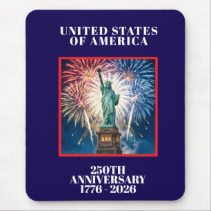 USA 250-årsjubileum Patriotisk Planerare Musmatta