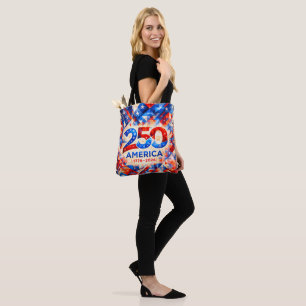 USA 250-årsjubileum Patriotiska Amerika 1776-2026 Tygkasse