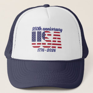 USA 250-årsjubileum Semiquincentennial 1776–2026 Keps