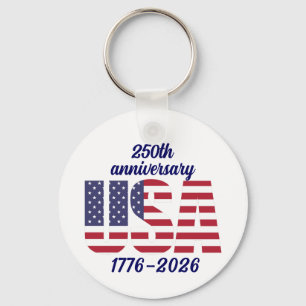 USA 250-årsjubileum Semiquincentennial 1776–2026 Nyckelring