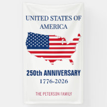 USA 250-årsjubileum Semiquincentennial Patriotisk