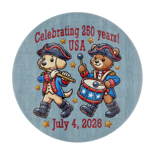 USA 250-årsjubileum Souvenir - Patriotic (Framsidan)