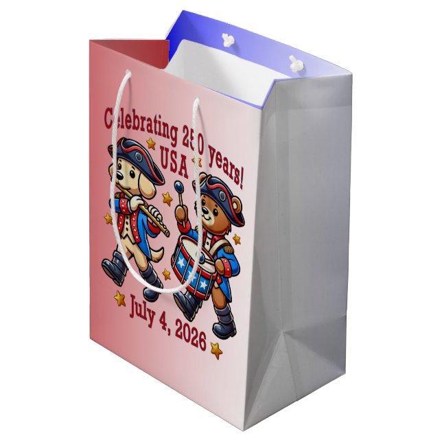 USA 250-årsjubileum Souvenir - Patriotic (Baksidan Vinklad)