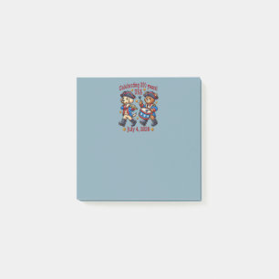 USA 250-årsjubileum Souvenir - Patriotic Post-it Block