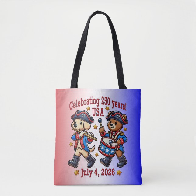 USA 250-årsjubileum Souvenir - Patriotic Tygkasse (Framsida)