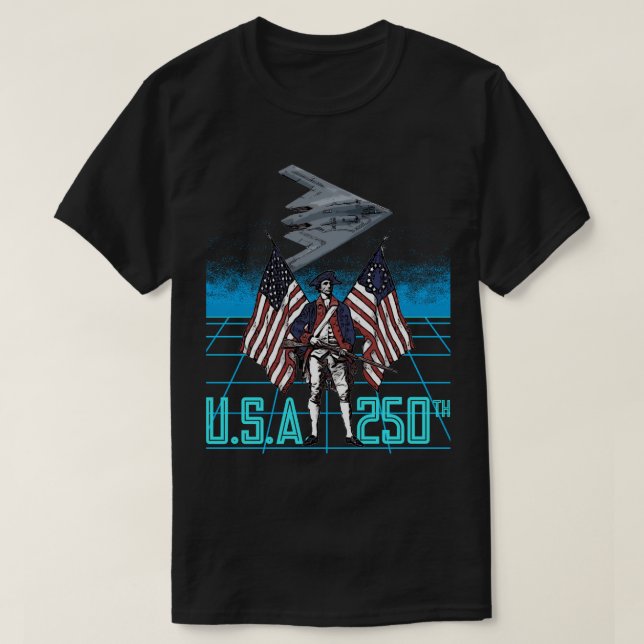 USA 250-årsjubileum T Shirt (Design framsida)