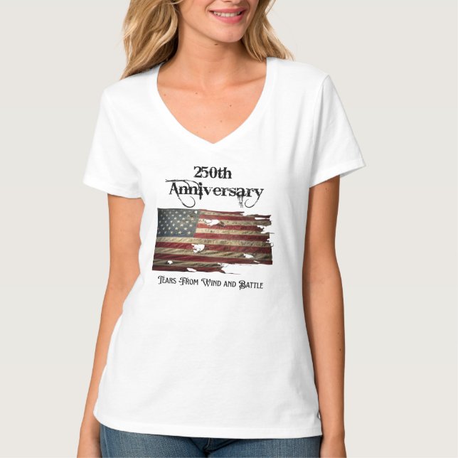 USA 250-årsjubileum T Shirt (Framsida)