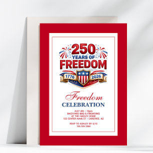 USA 250-årsjubileumsfirande Inbjudningar