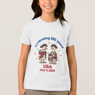 USA 250-årsjubileumssouvenir, 4 juli 2026 T Shirt