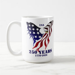 USA 250 Eagle Kaffemugg