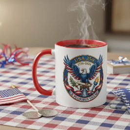 USA 250 Eagle personlig Mugg