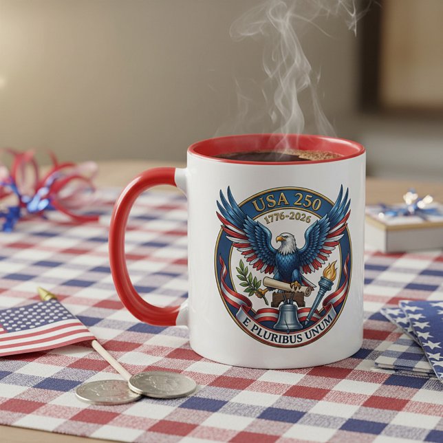 USA 250 Eagle personlig Mugg (Skapare uppladdad)
