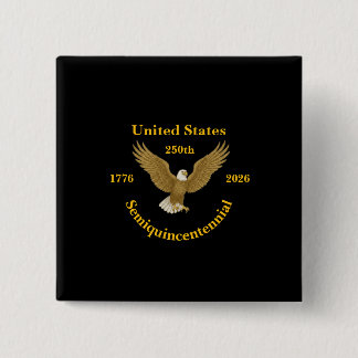 USA 250 Elegant Black Buttons Knapp