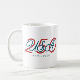 USA 250 ★ Est. 1776 Kaffemugg
