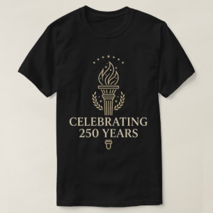 USA 250 firar år Patriotisk 4:e juli T Shirt