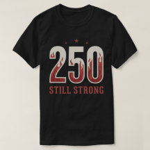 USA 250 Fortfarande Stark Patriotisk Grafisk Röd F